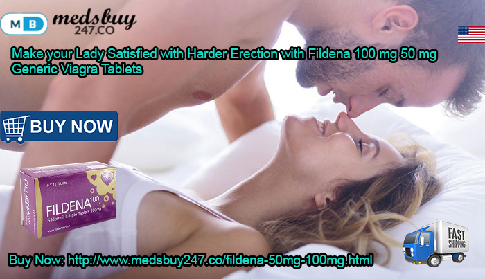 Buy Fildena 100 mg 50 mg Sildenafil Generic Viagra Tablets Online at MedsBuy247